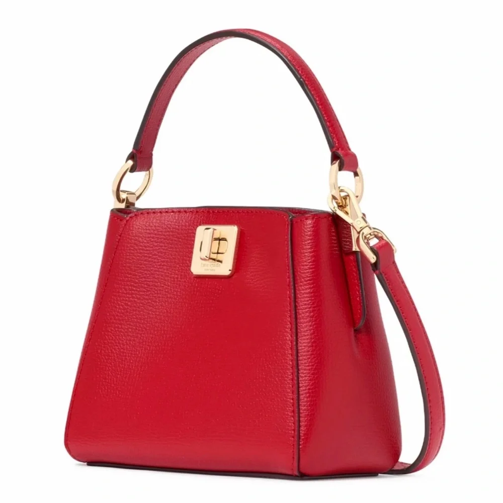 Kate Spade ♠️ Phoebe Mini Top Handle Crossbody Perfect Cherry; Like New! - Picture 3 of 8